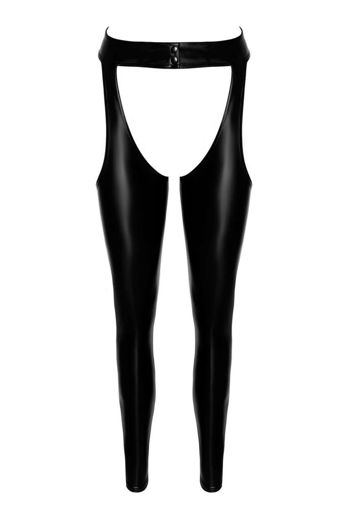 Легінси з відкритими стегнами Noir Handmade F323 Rebel wetlook chaps - 3XL - Зображення 7