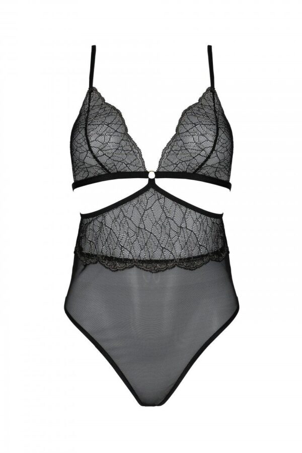 Боді Passion AMBERLY BODY black, S/M, відкрита спина, низ стрінги - Зображення 3
