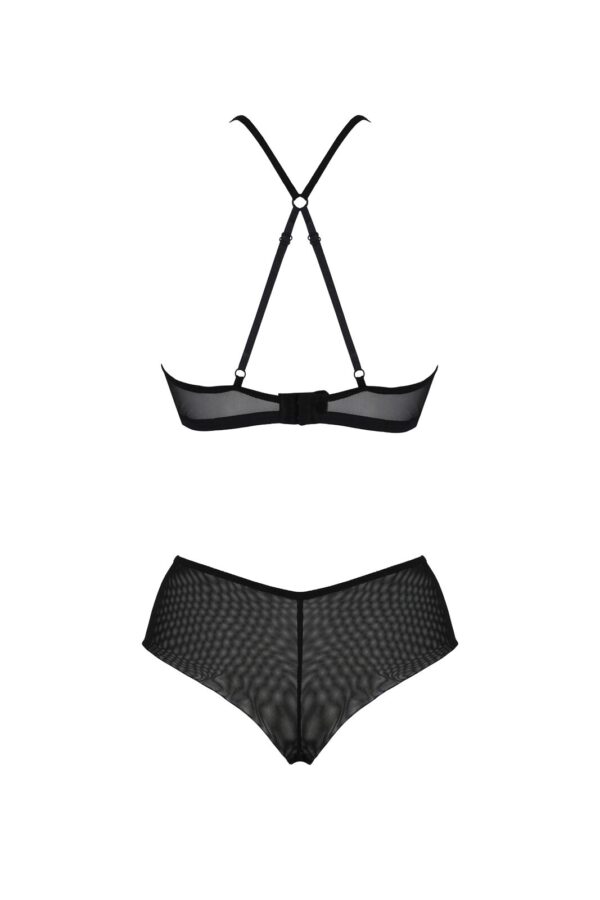Комплект Passion KERRIA BIKINI black, L/XL, бралет і трусики-бікіні - Зображення 4