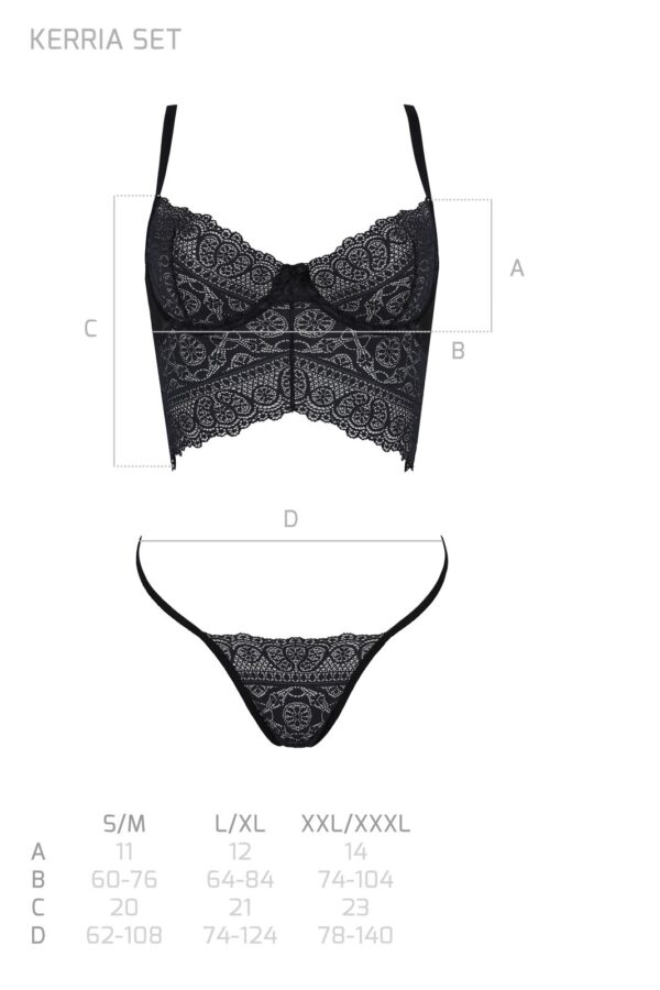 Комплект Passion KERRIA SET black S/M - ECO Passion - Зображення 5