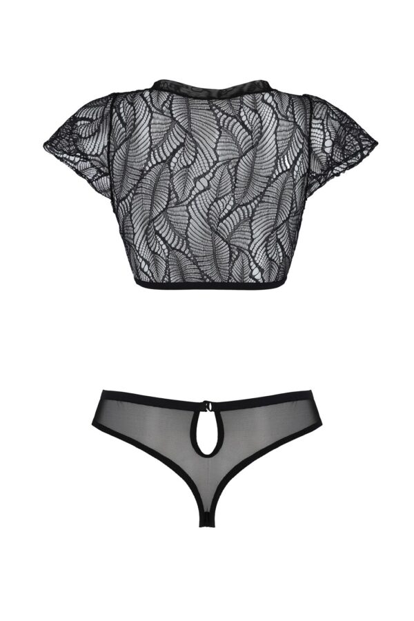 Комплект Passion LEAFA BIKINI black S/M - ECO Passion - Зображення 4
