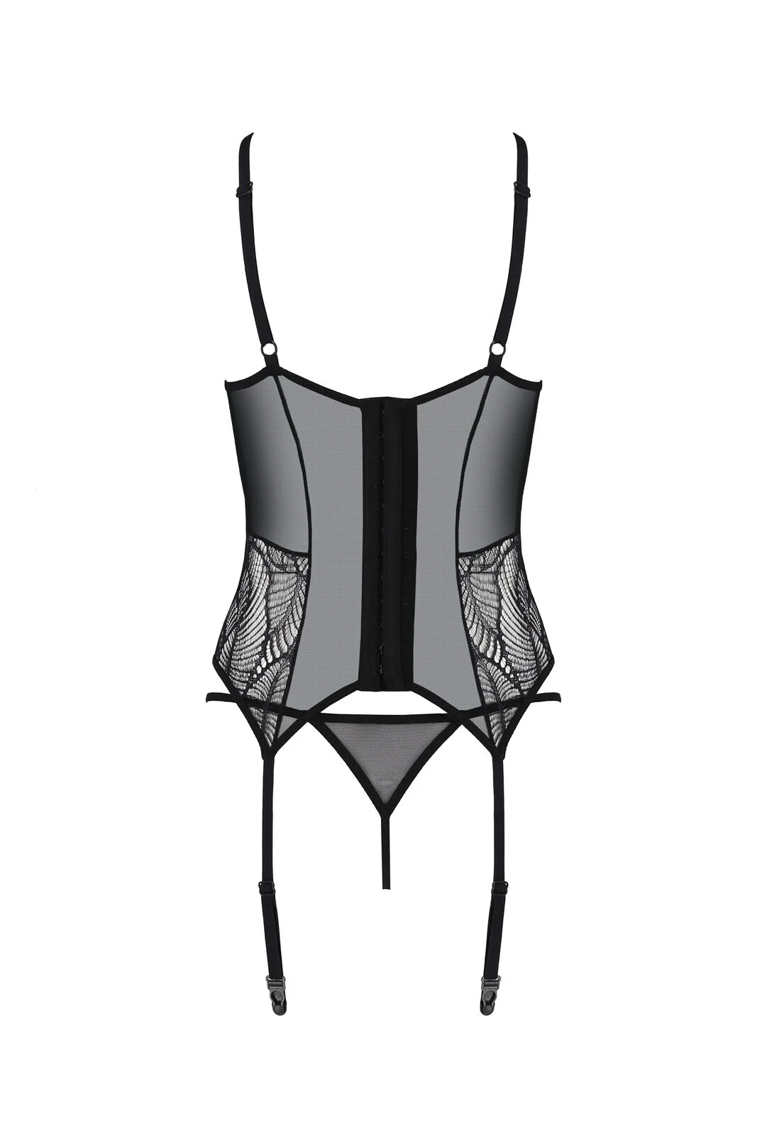 Корсет Passion LEAFA CORSET black S/M - ECO Passion - Зображення 4