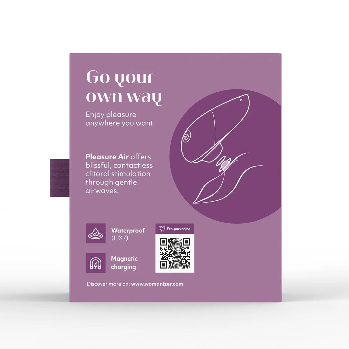 Вакуумний кліторальний стимулятор Womanizer Liberty 2 Purple - Зображення 11