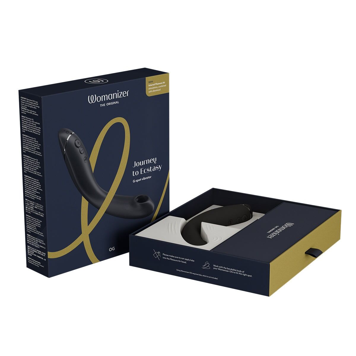 Вібратор для точки G з вакуумною стимуляцією Womanizer OG Dark Grey - Зображення 8