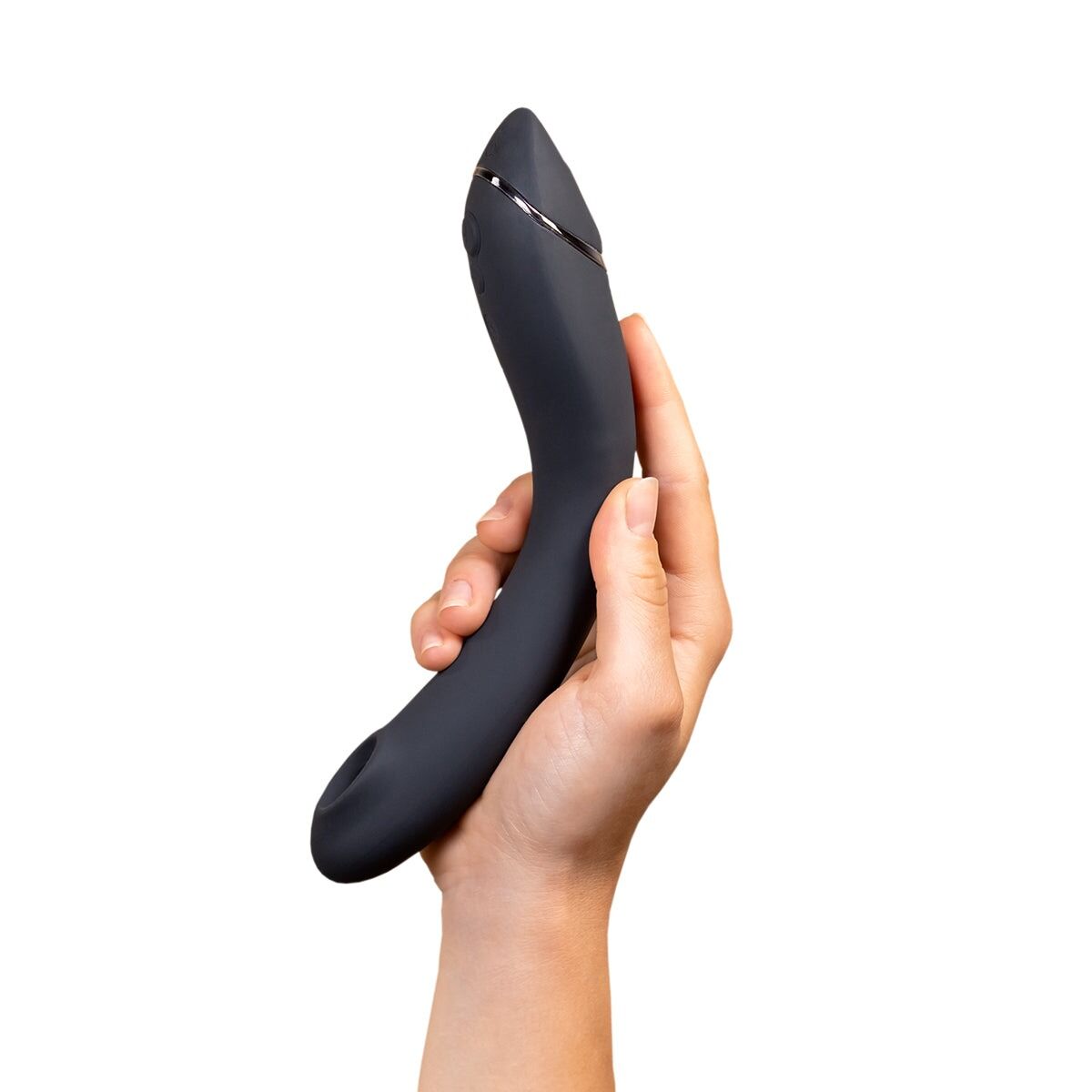 Вібратор для точки G з вакуумною стимуляцією Womanizer OG Dark Grey - Зображення 10