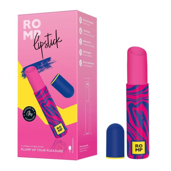 Вакуумний кліторальний стимулятор Romp Lipstick - Зображення 6
