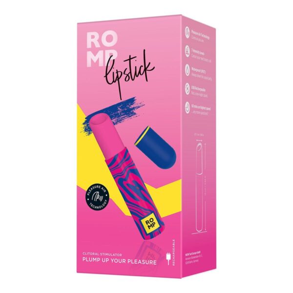 Вакуумний кліторальний стимулятор Romp Lipstick - Зображення 7