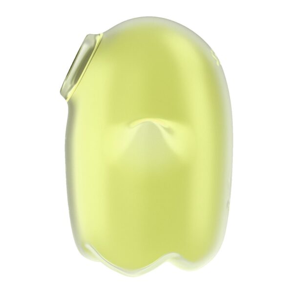 Вакуумний кліторальний стимулятор з вібрацією Satisfyer Glowing Ghost Yellow, світиться в темряві - Зображення 3