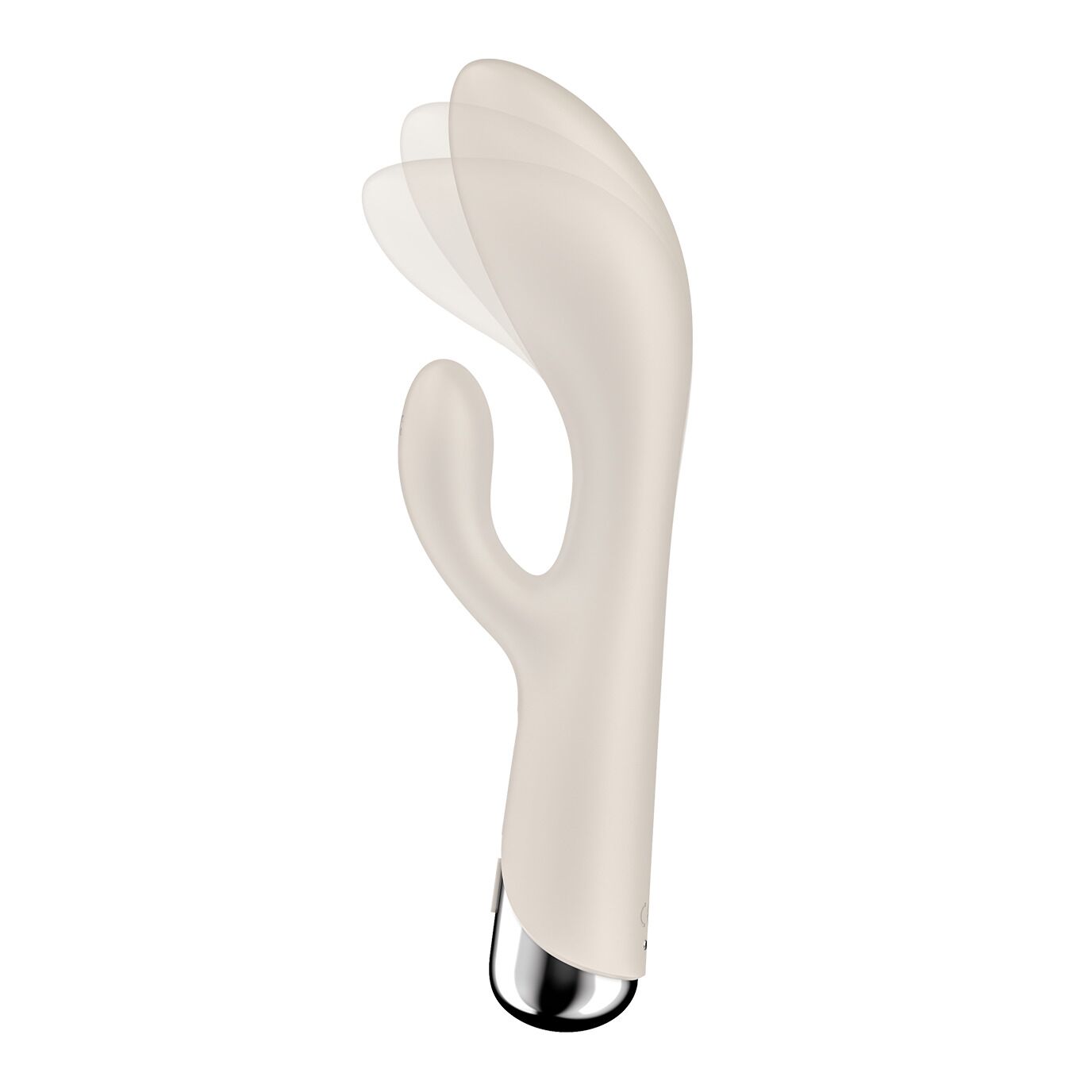 Вібратор-кролик з ротацією Satisfyer Spinning Rabbit 1 Beige, 3 мотори - Зображення 2