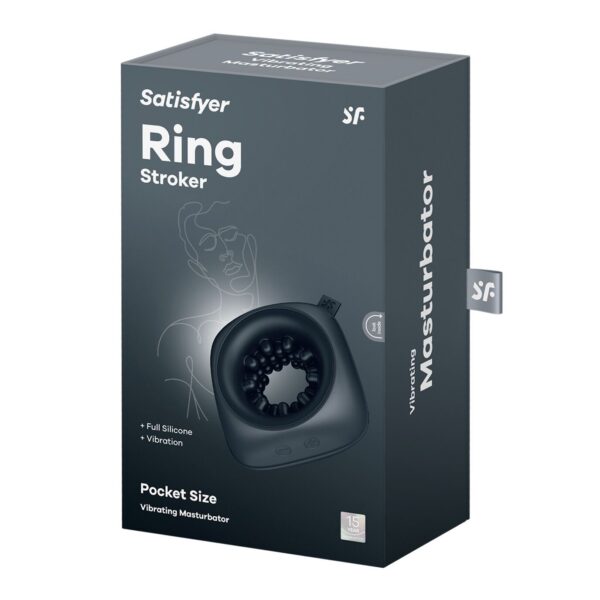 Мастурбатор Satisfyer Ring Stroker, 12 режимів вібрації, універсальний, компактний - Зображення 6