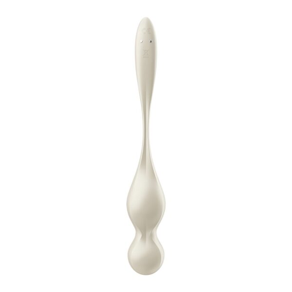 Вагінальні смарт-кульки з вібрацією Satisfyer Love Birds 1 Connect App White, 78 г - Зображення 3