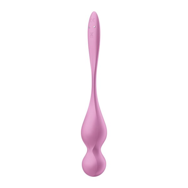 Вагінальні смарт-кульки з вібрацією Satisfyer Love Birds 1 Connect App Pink, 78 г - Зображення 4