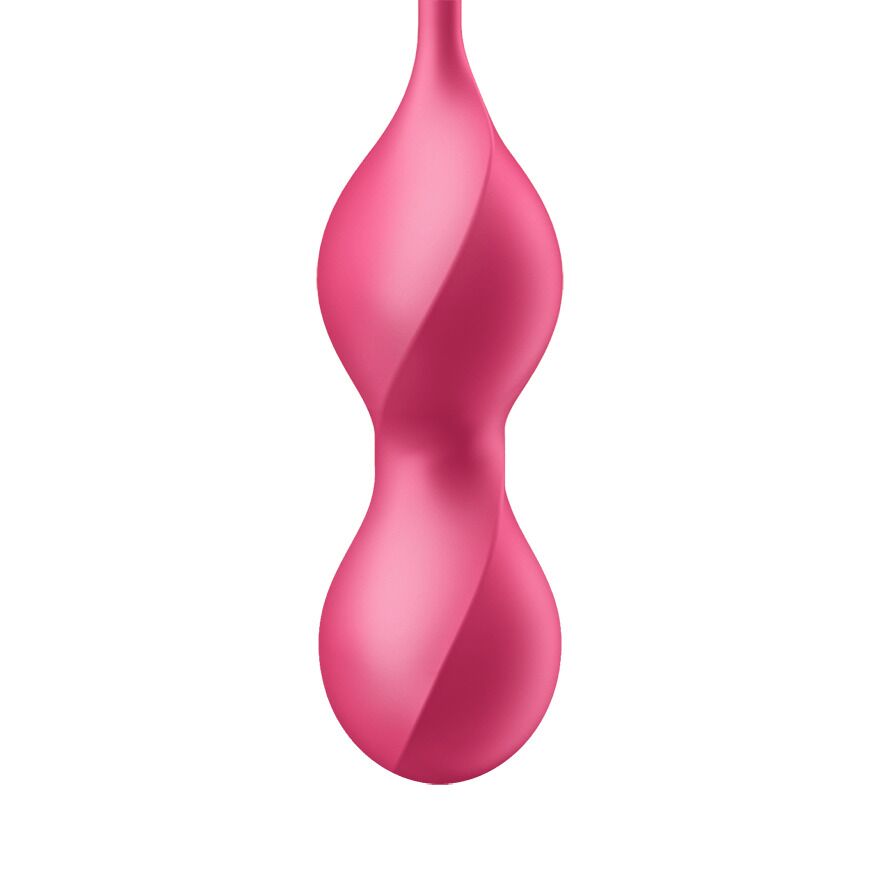 Вагінальні смарт-кульки з вібрацією Satisfyer Love Birds 2 Connect App Red, 86 г, пульт ДК - Зображення 4
