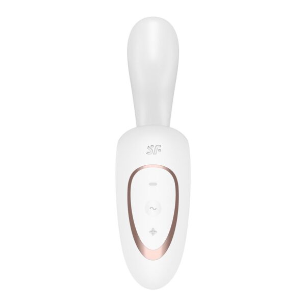 Вагінально-кліторальний вібратор Satisfyer G for Goddess 1 White, 2 мотори - Зображення 4