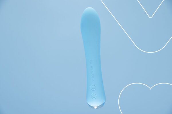 Вібратор з підігрівом FairyGasm WowGenie blue, підігрів до 42 °C - Зображення 6