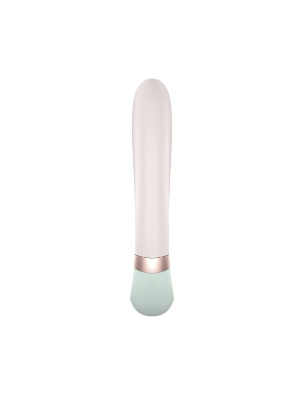 Смарт вібратор-кролик із підігрівом Satisfyer Heat Wave Mint - Зображення 2
