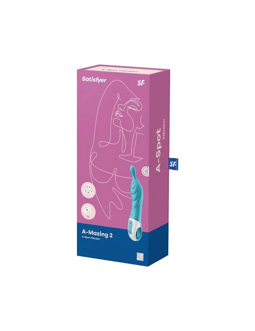 Вібратор для точки А Satisfyer A-Mazing 2 Turquoise - Зображення 3