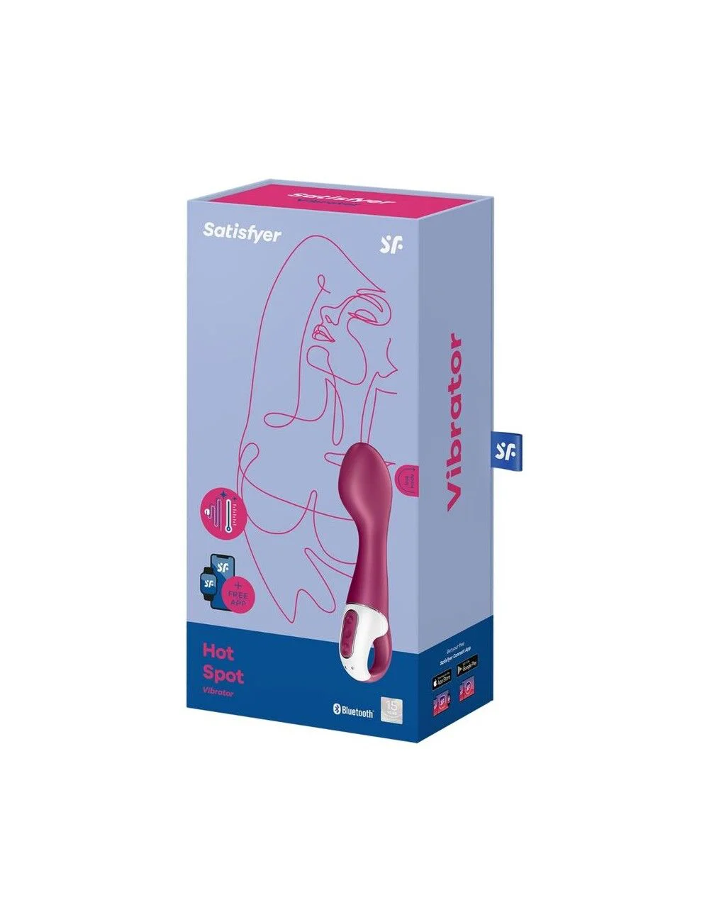 Смарт вібратор точки G Satisfyer Hot Spot з функцією підігріву - Зображення 4