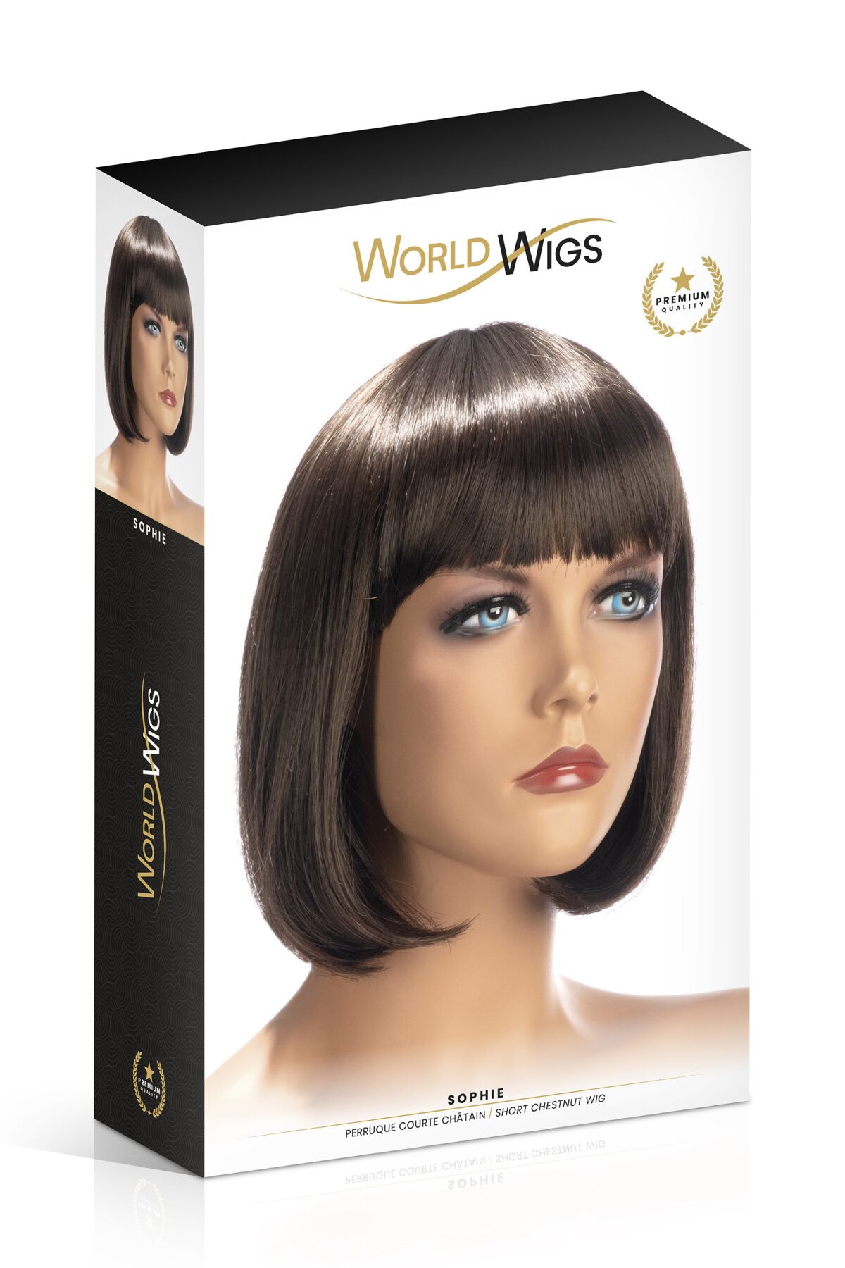 Перука World Wigs SOPHIE SHORT CHESTNUT - стильне перетворення