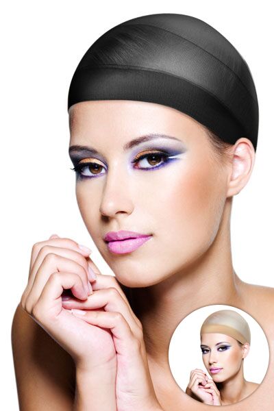 Комплект сіток під перуку World Wigs: 2 шт., чорний та тілесний