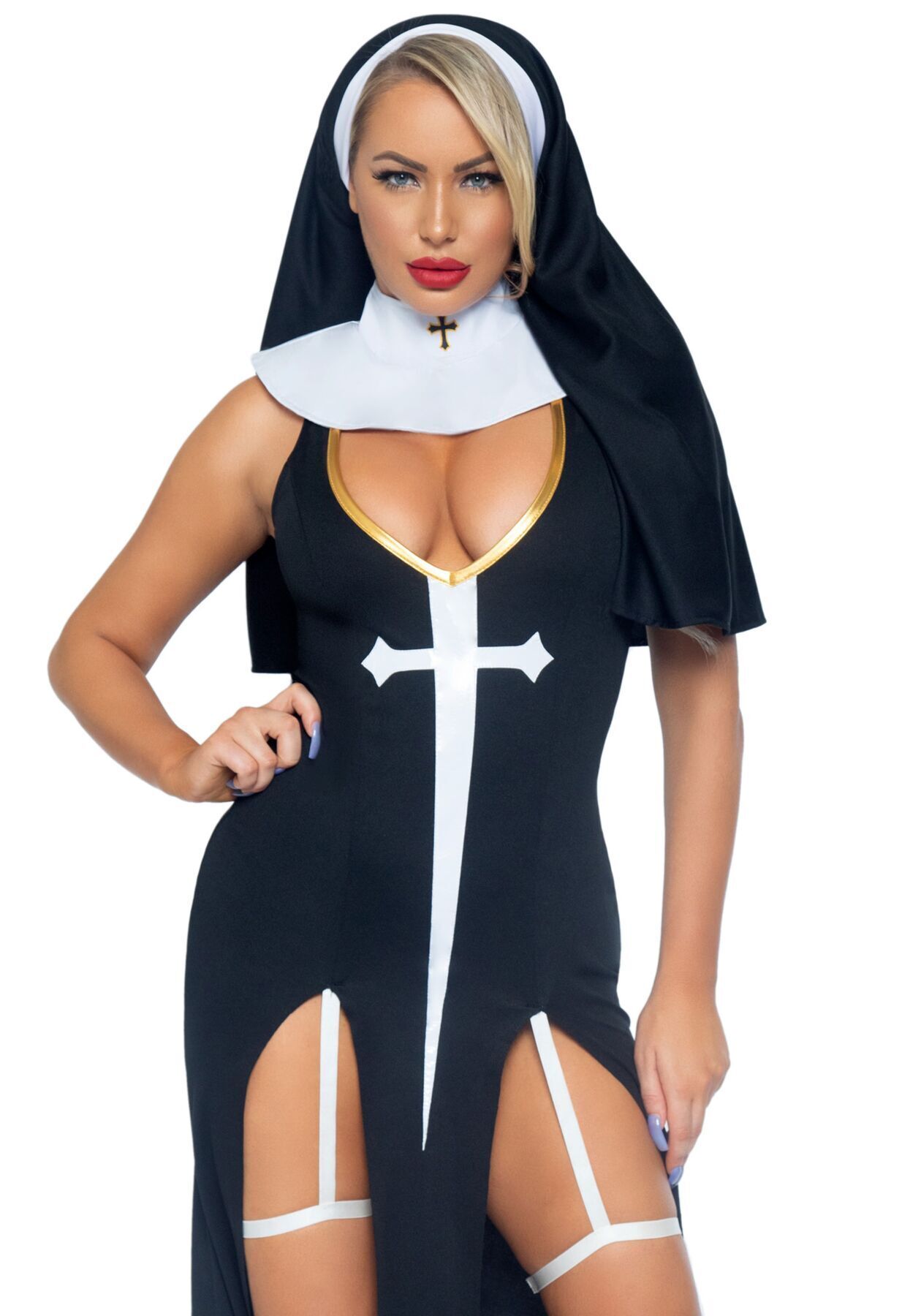 Костюм монашки-грішниці Leg Avenue Sultry Sinner M