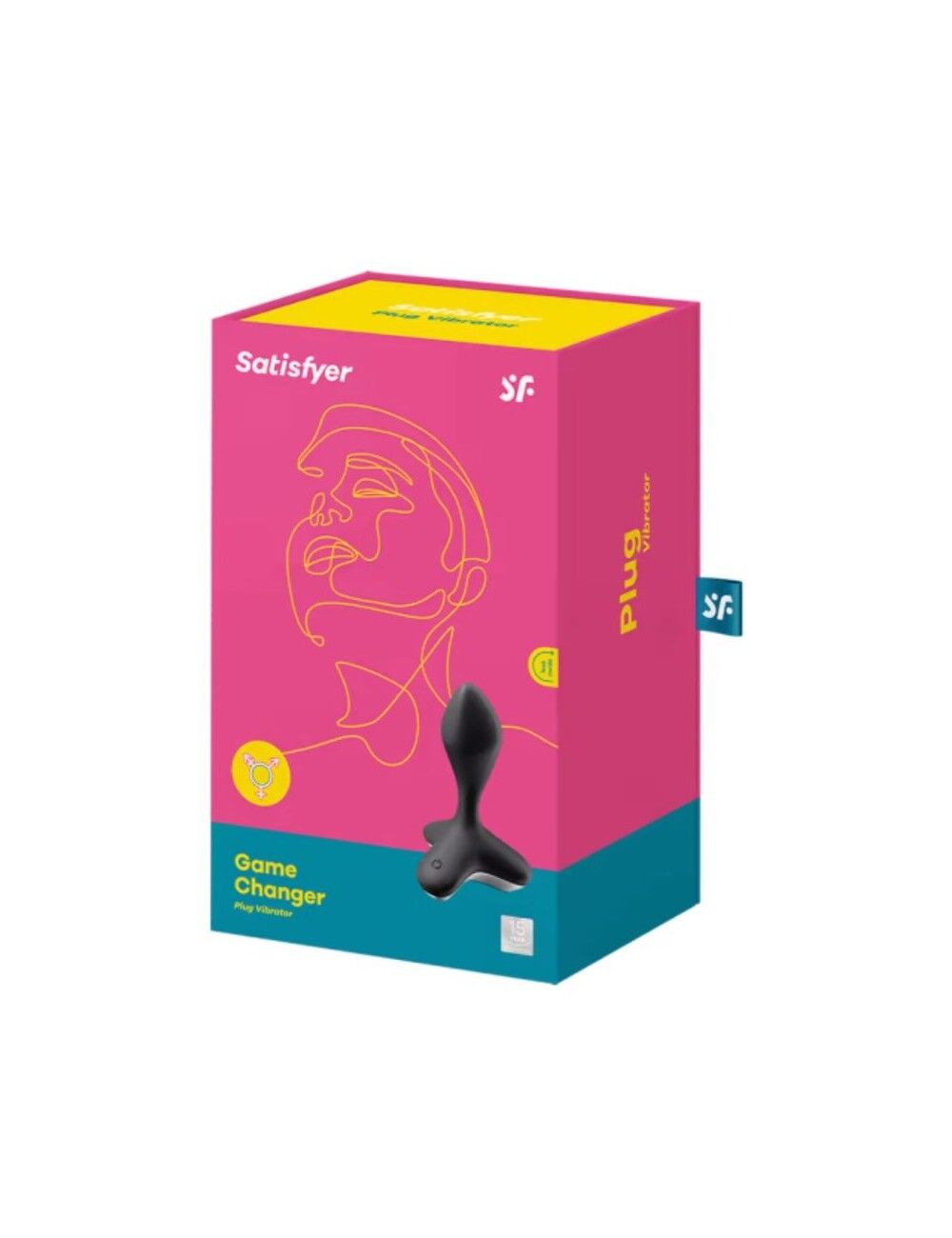 Вібраційна анальна пробка Satisfyer Game Changer Black, водонепроникна