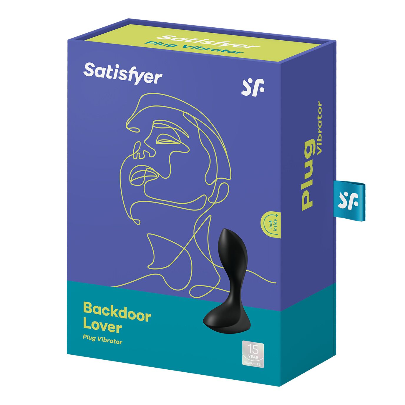 Анальний вібратор Satisfyer Backdoor Lover, чорний, 12 режимів