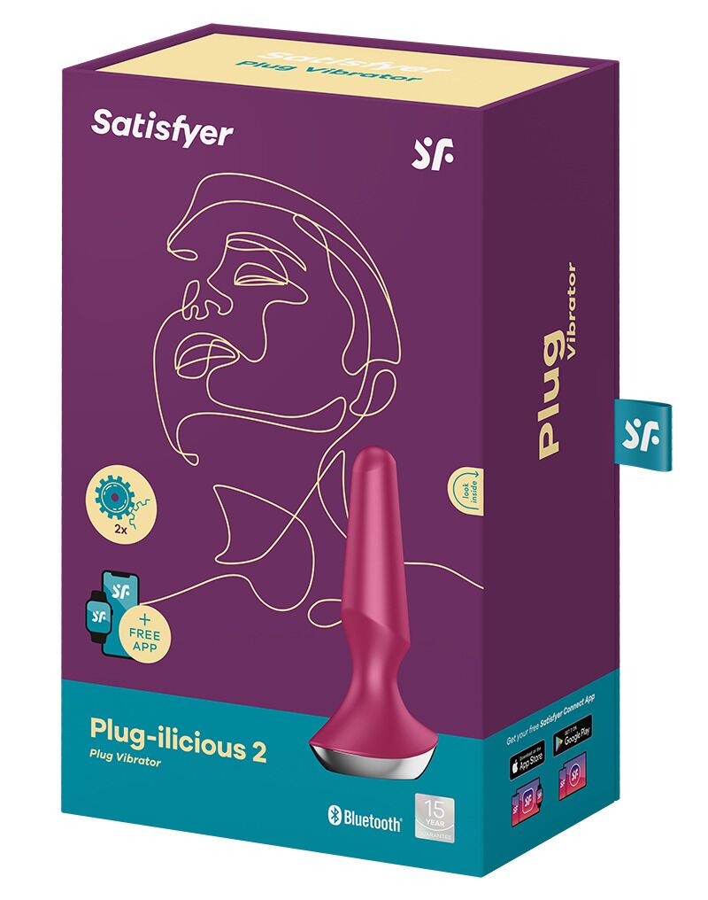Satisfyer Plug-ilicious 2 Berry: Інноваційна смарт-вібропробка