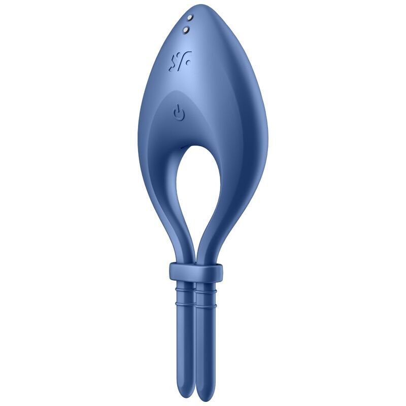 Регульоване смарт-віброкільце Satisfyer Bullseye Blue