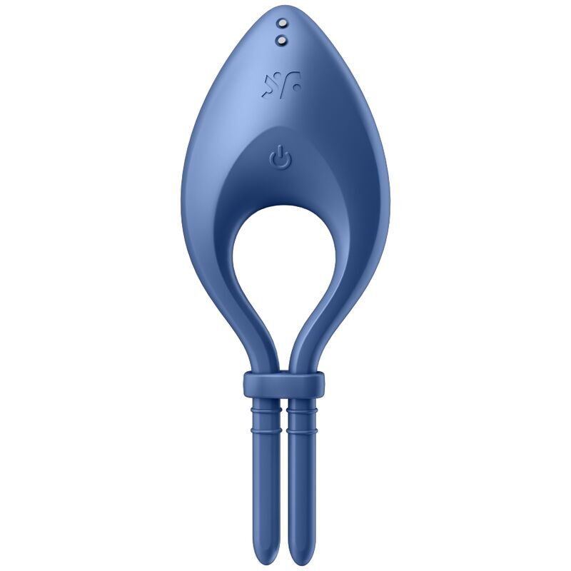 Регульоване смарт-віброкільце Satisfyer Bullseye Blue
