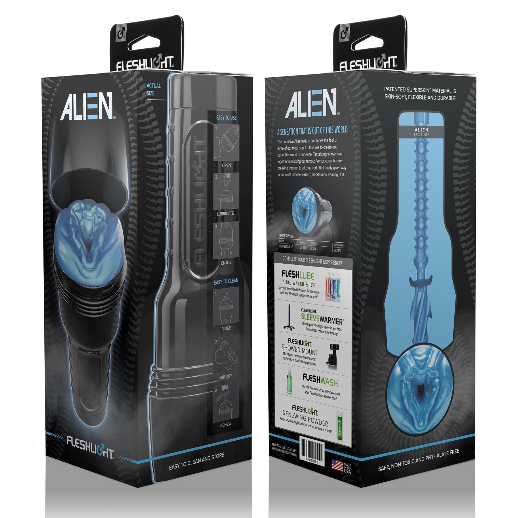 Інтимний аксесуар Fleshlight Freaks Alien для унікального досвіду