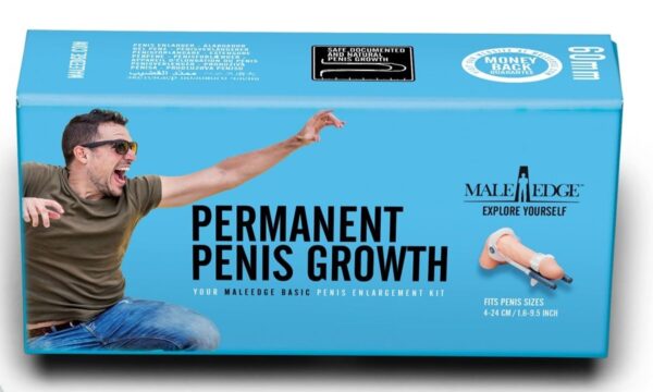 Екстендер для збільшення члена Male Edge Basic, ремінцевий, маса всього 65 г, міцний пластик - Зображення 5