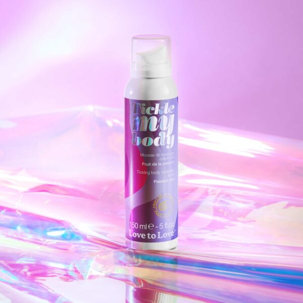 Масажна піна Love To Love TICKLE MY BODY Passion Fruit (150 мл) зволожувальна - Зображення 2