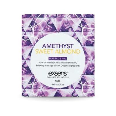 Пробник масажної олії EXSENS Amethyst Sweet Almond 3мл - Зображення 2