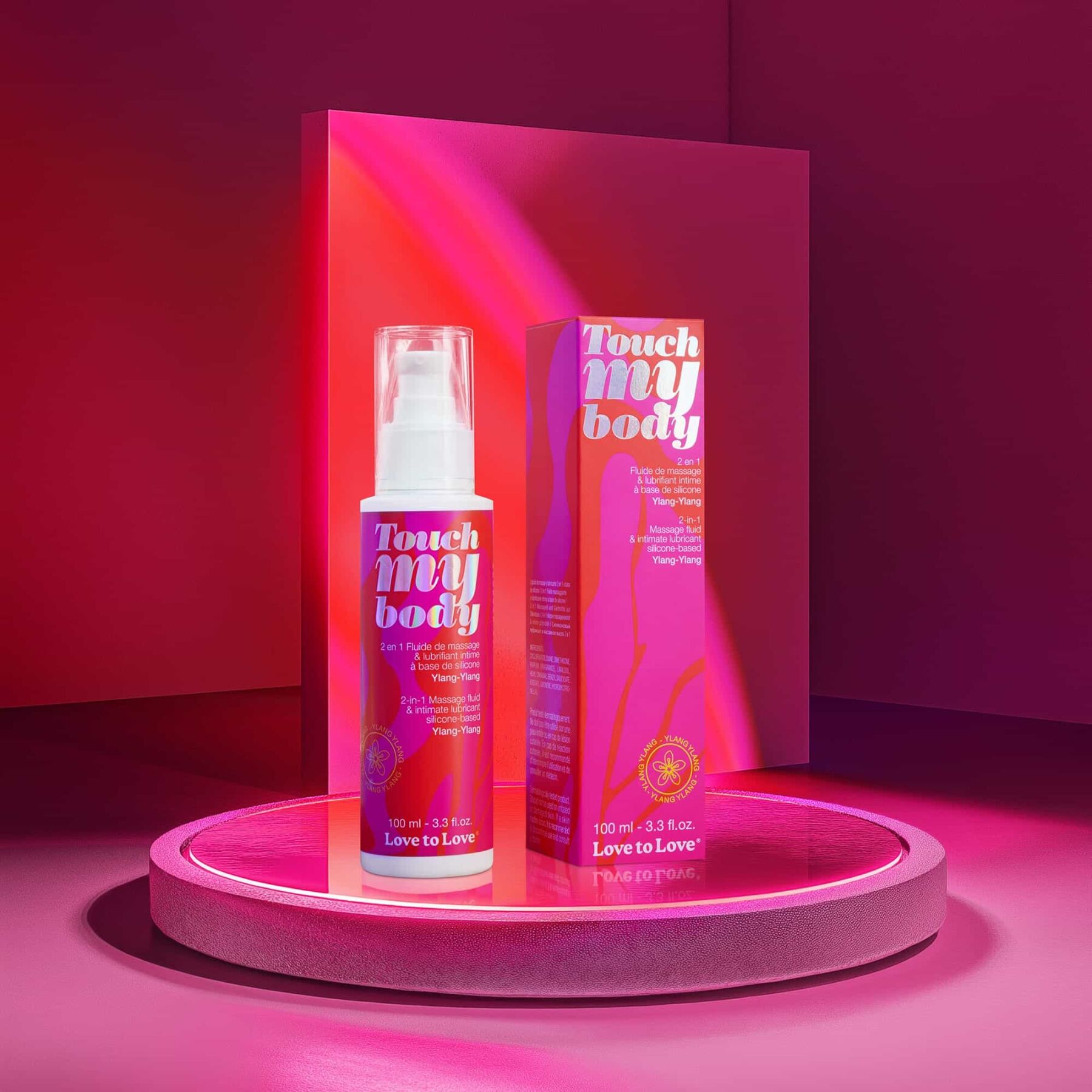 Масажний гель і лубрикант 2в1 Love To Love TOUCH MY BODY Ylang-Ylang