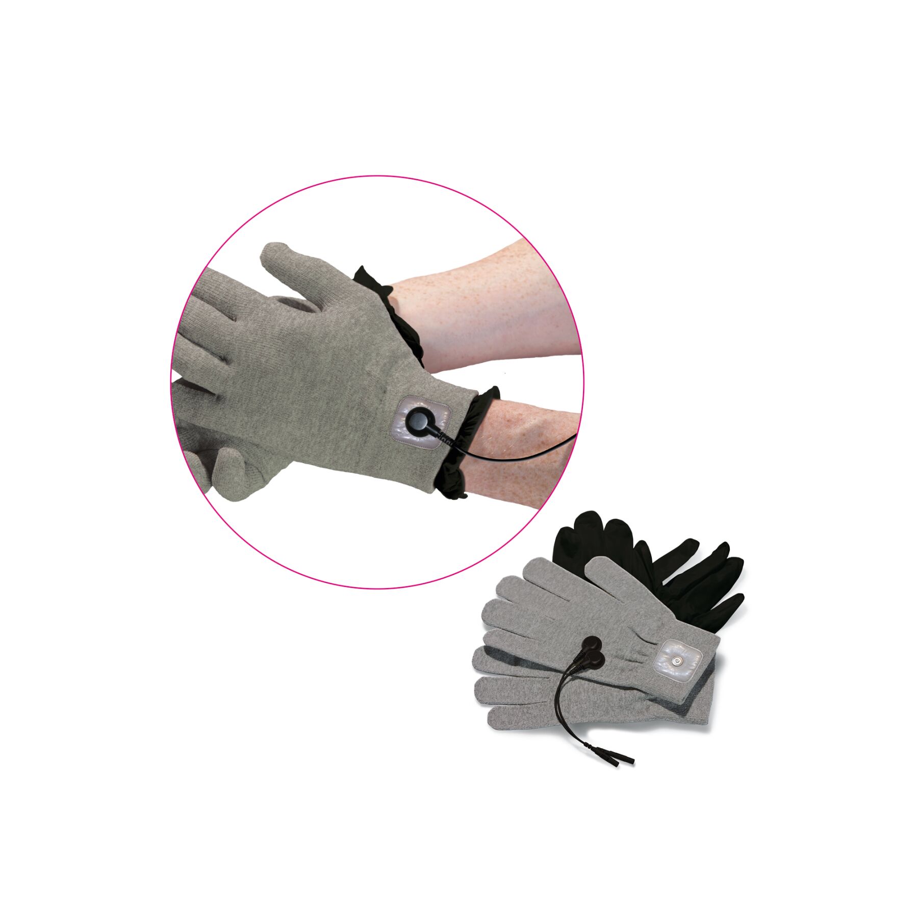 Рукавички для електростимуляції Mystim Magic Gloves, ніжний дотик
