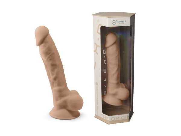 Фалоімітатор SilexD Vetus, двошаровий, силікон + Silexpan, 8in