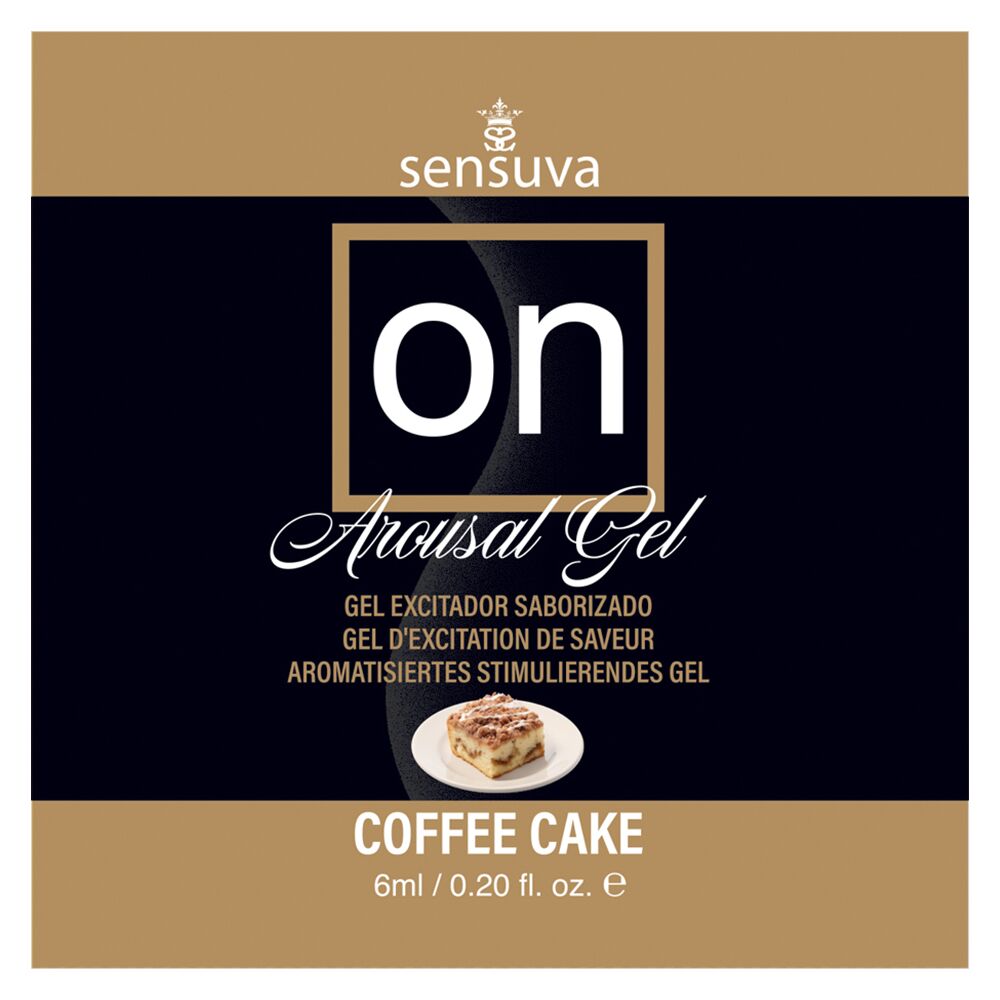 Пробник гелю Sensuva ON Her Arousal Gel Coffee Cake, 4 мл - Зображення 2