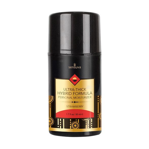 Густий крем-змазка на гібридній основі Sensuva UltraThick Hybrid Formula Strawberry (100 мл) - Зображення 2