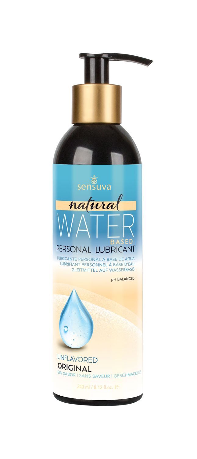 Лубрикант Sensuva Natural Water-Based 240 мл, без гліцерину - Зображення 2
