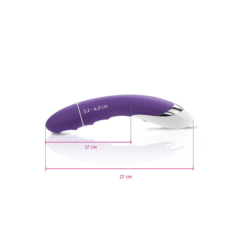 Медичний силіконовий вібратор Mystim Sassy Simon Purple