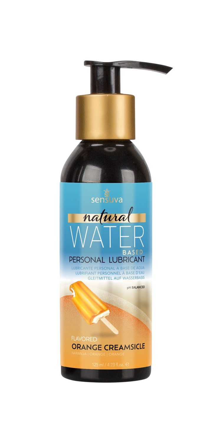 Змазка Sensuva Natural Water-Based Orange Creamsicle 125мл - Зображення 2