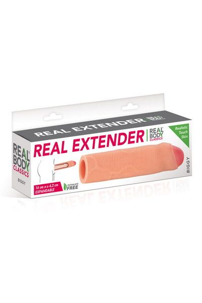 Насадка Real Body Real Extender BIGGY з закритою головкою
