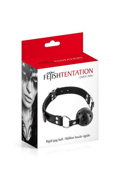 Повітропроникний кляп Fetish Tentation з жорсткою кулькою