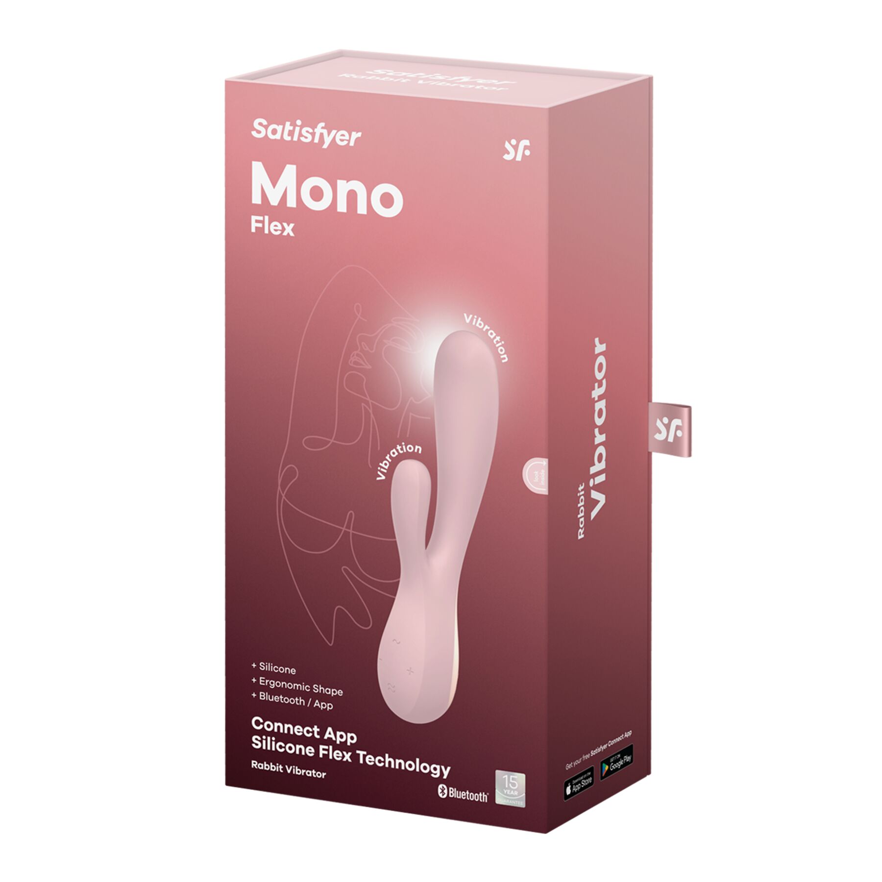 Смарт вібратор-кролик Satisfyer Mono Flex Mauve, 2 мотори