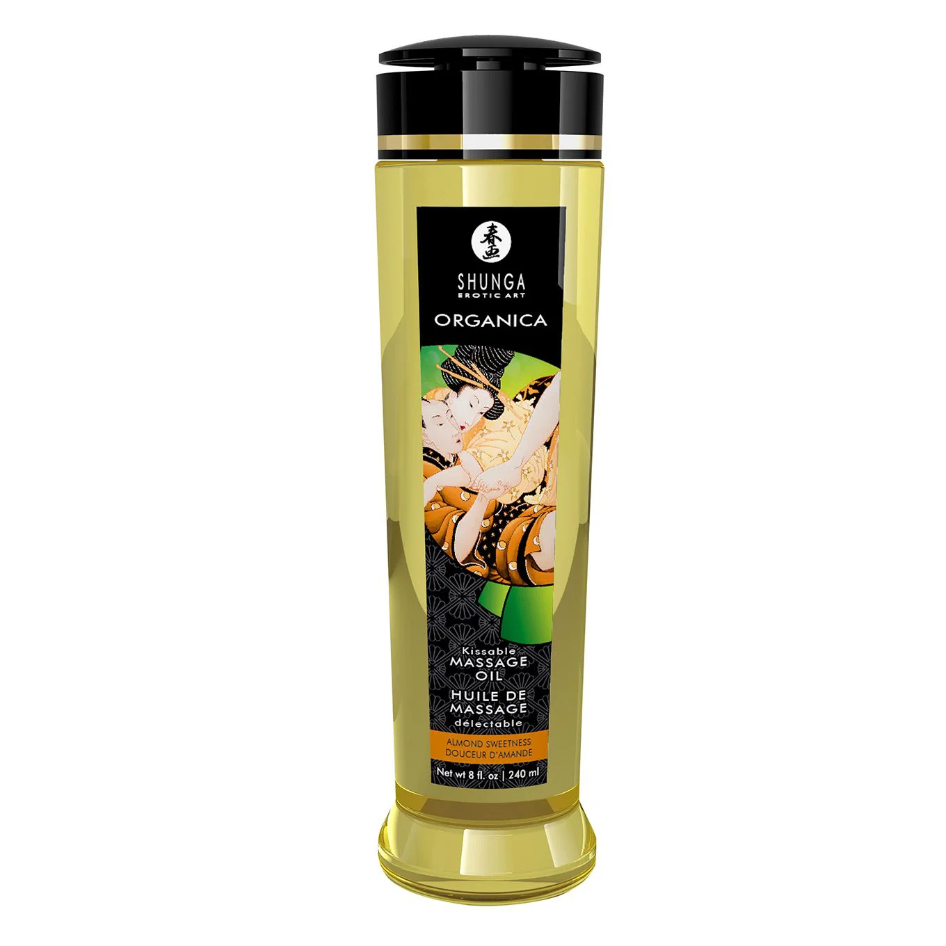 Органічна масажна олія Shunga ORGANICA – Almond Sweetness (240 мл) з вітаміном Е - Зображення 3