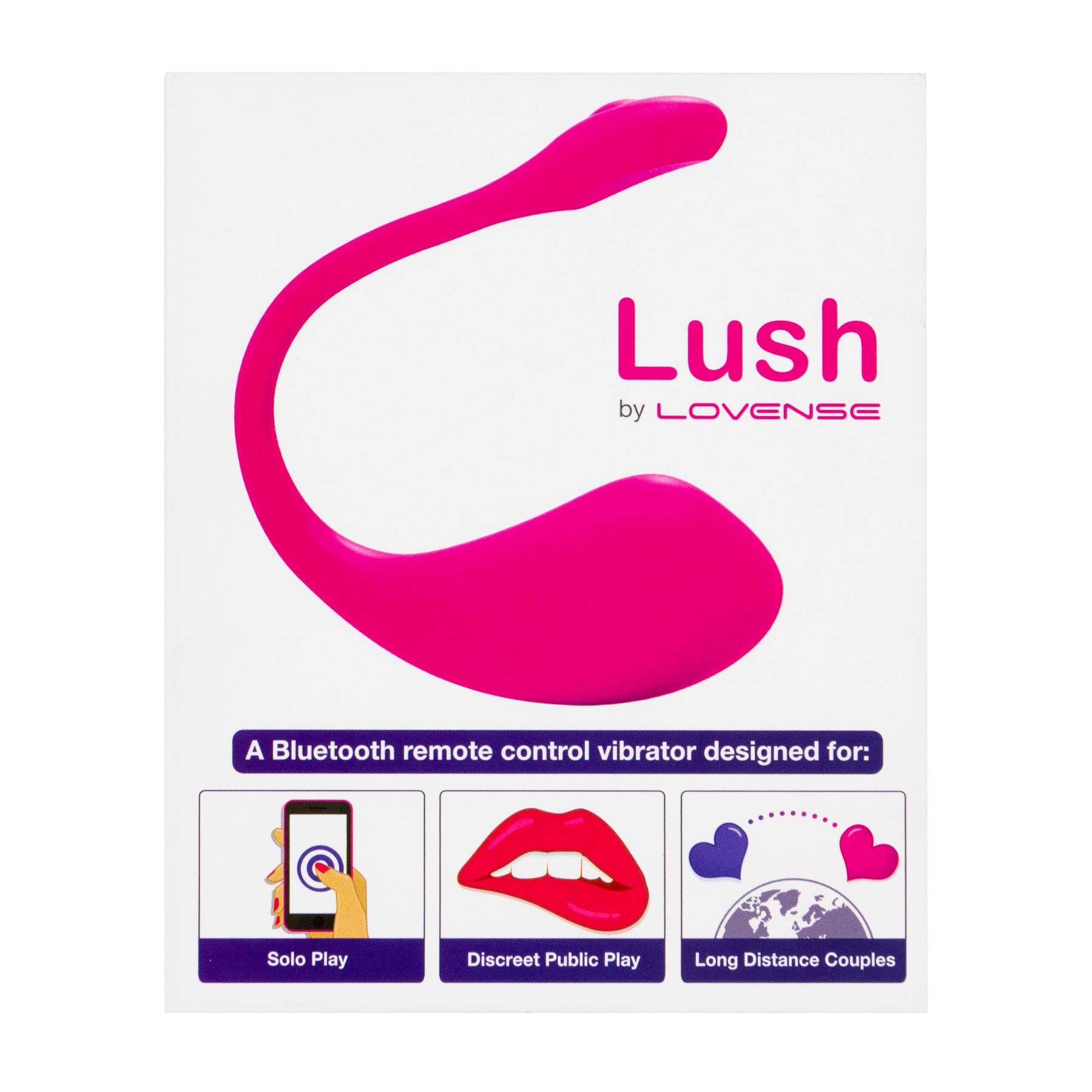 Смарт-віброяйце Lovense Lush 2 з Bluetooth керуванням