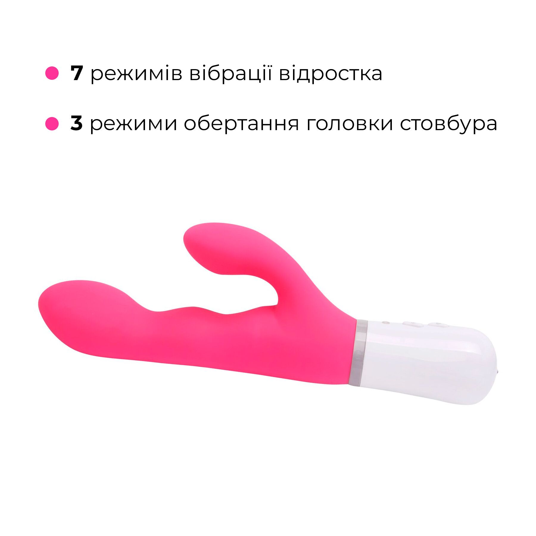 Смарт вібратор-кролик Lovense Nora з обертовим стовбуром