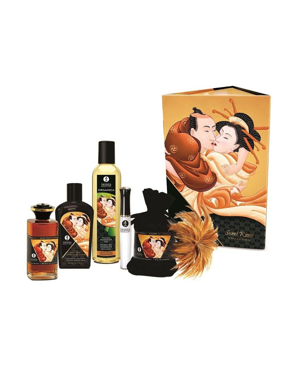 Подарунковий набір Shunga Sweet Kisses Kit для романтичного вечора