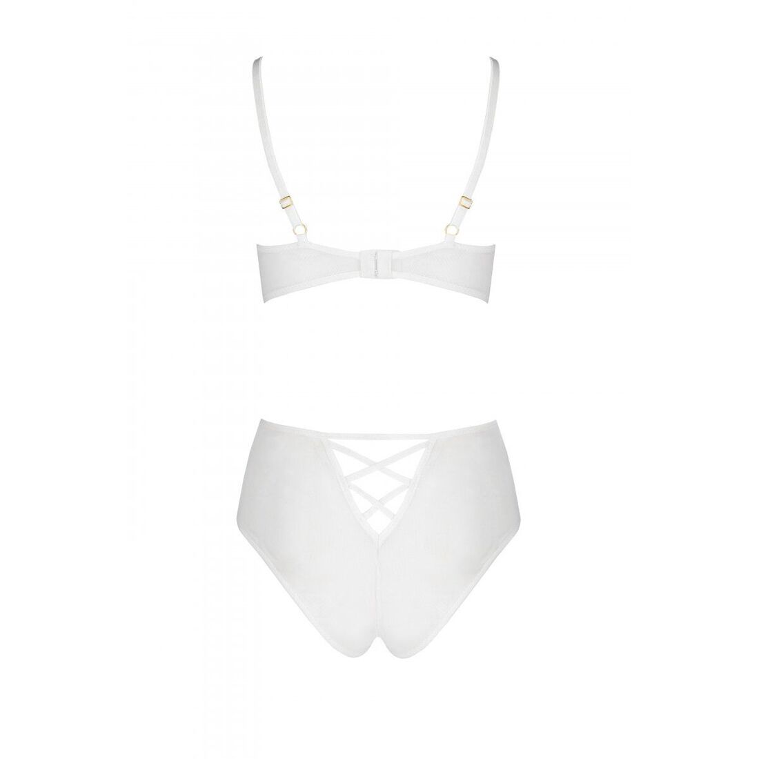 Елегантний комплект Passion LOVELIA BIKINI S/M, білий